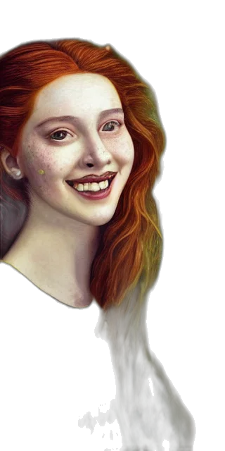 face, crown, jewelry, photorealistic, fantasy art, oil painting, concept art, red transparent PNG cut-out