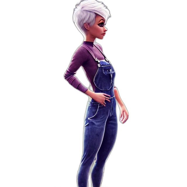 dress, staff, jacket, robot, concept art, 3d render, cartoon, comic book art transparent PNG cut-out
