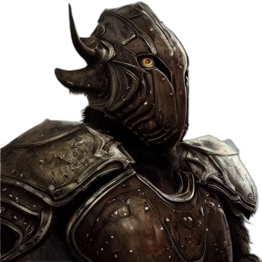 mask, face, sword, staff, concept art, fantasy art, 3d render, photorealistic transparent PNG cut-out