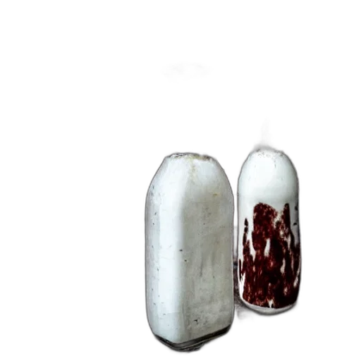shoes, jewelry, bottle, food, photorealistic, 3d render, concept art, dirty transparent PNG cut-out
