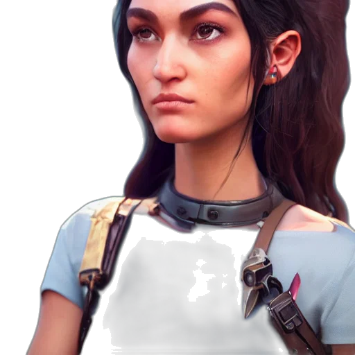 face, staff, weapon, concept art transparent PNG cut-out