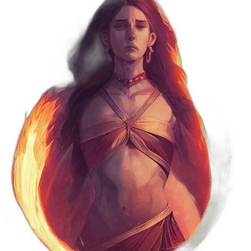 fantasy art, concept art, comic book art, watercolor transparent PNG cut-out