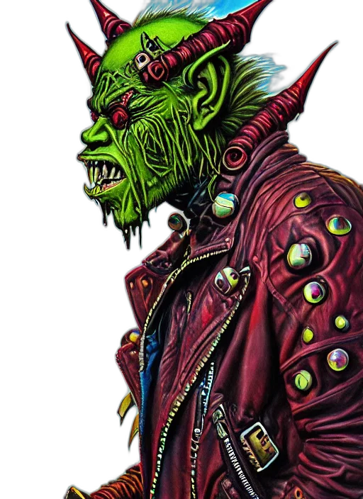 mask, staff, creature, comic book art, concept art, fantasy art, portrait, apocalyptic transparent PNG cut-out