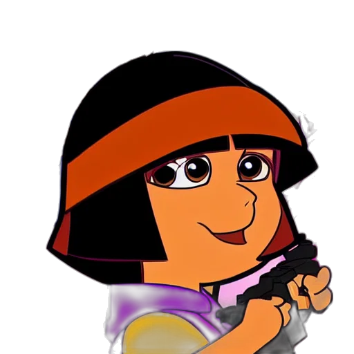 weapon, hat, staff, jacket, cartoon, concept art, 3d render, anime transparent PNG cut-out