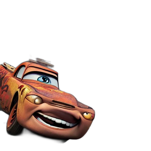 car, face, creature, robot, 3d render, concept art, photorealistic, mater transparent PNG cut-out