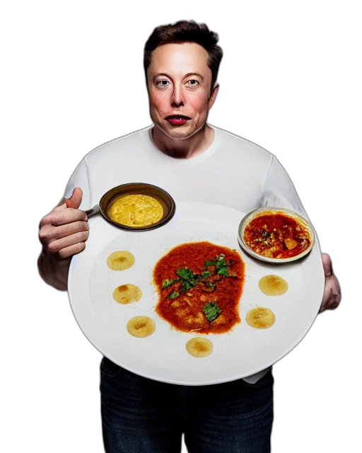food, face, jacket, robot transparent PNG cut-out