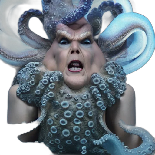 creature, hair, face, animal transparent PNG cut-out