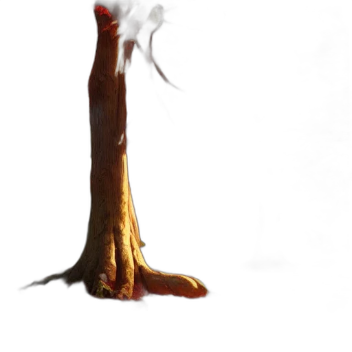 staff, hair, tree, creature, concept art, 3d render, fantasy art, photorealistic transparent PNG cut-out
