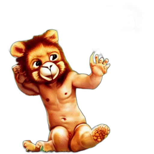 animal, staff, 3d render, concept art, photorealistic, cartoon, welcome, jungle transparent PNG cut-out