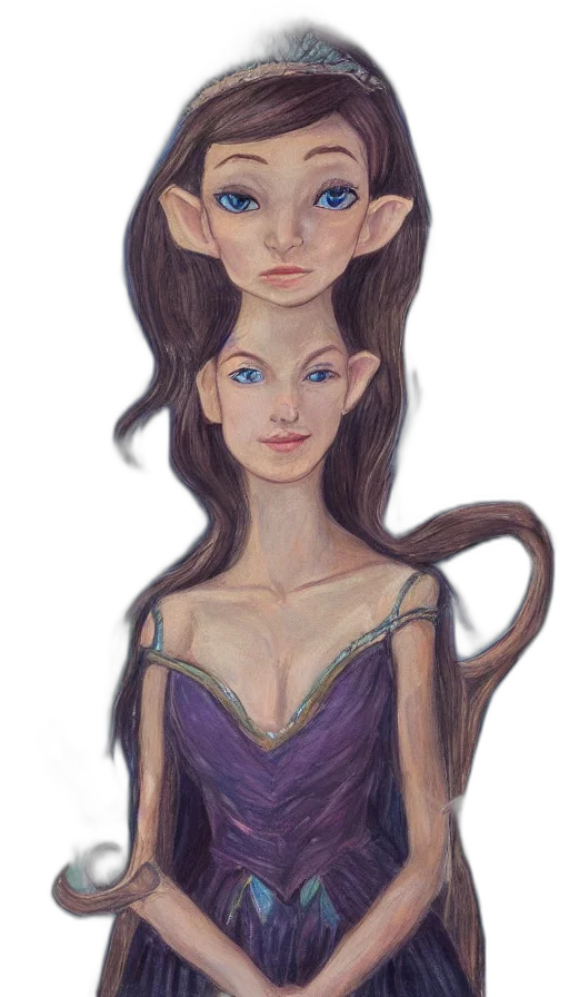 mask, crown, face, fantasy art, concept art, watercolor, oil painting, pastel transparent PNG cut-out