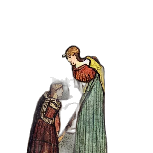 dress, sword, staff, crown transparent PNG cut-out