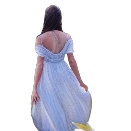 dress, jewelry, oil painting, photorealistic, fantasy art, concept art, blue, girl transparent PNG cut-out