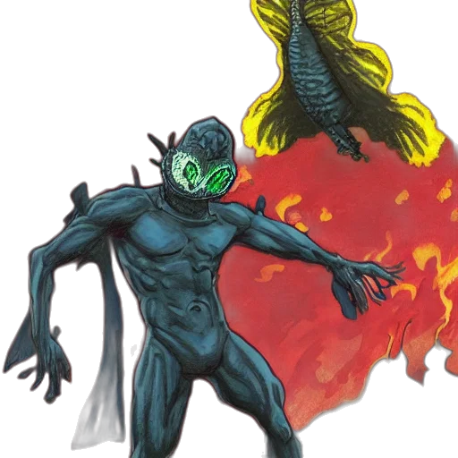 mask, creature, concept art, comic book art transparent PNG cut-out