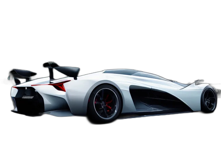 car, 3d render, concept art, photorealistic transparent PNG cut-out