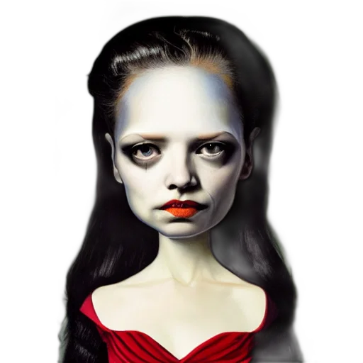 face, mask, photorealistic, fantasy art, concept art, comic book art, red, dark transparent PNG cut-out