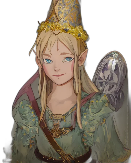 crown, face, sword, staff transparent PNG cut-out