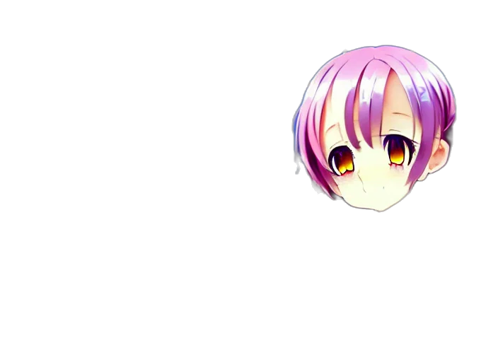 face, staff, hair, weapon transparent PNG cut-out