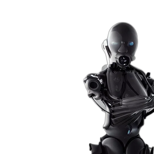 robot, cyberpunk, 3d render, concept art, second, skin, exoskeleton, high transparent PNG cut-out