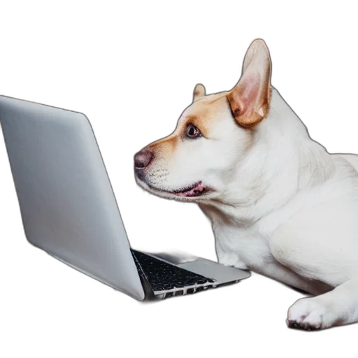 staff, animal, dog, trying transparent PNG cut-out