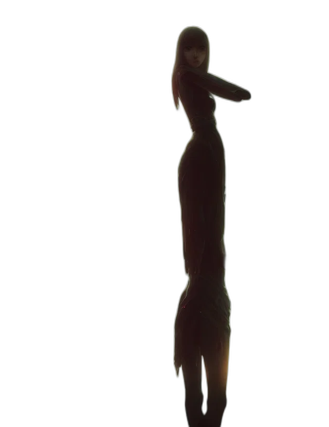 staff, dress, animal, creature, 3d render, concept art, photorealistic, underwater transparent PNG cut-out