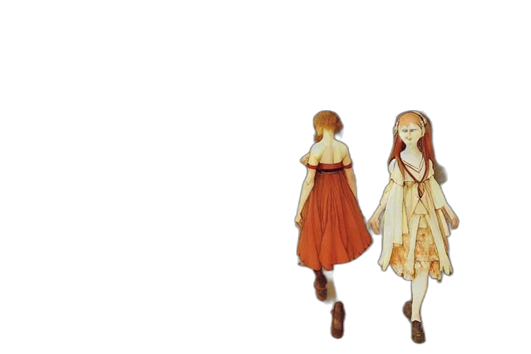 dress, jacket, 3d render, concept art transparent PNG cut-out