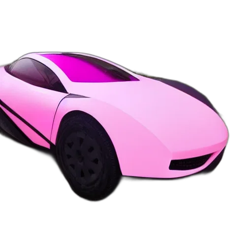 car, weapon, 3d render, concept art, vaporwave, photorealistic, neon, pastel transparent PNG cut-out