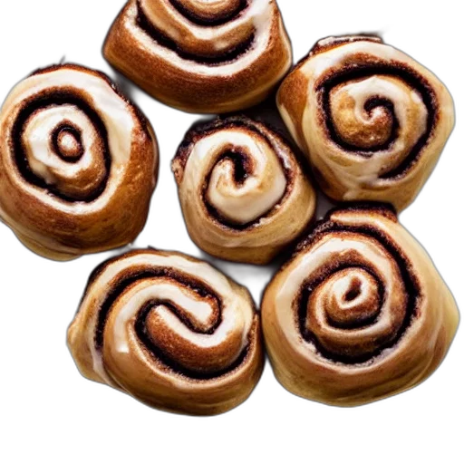 food, jewelry, photorealistic, cinnamon, rolls, made, out, jewels transparent PNG cut-out