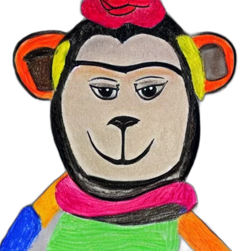 mask, animal, face, crown, watercolor, cartoon, photorealistic, concept art transparent PNG cut-out
