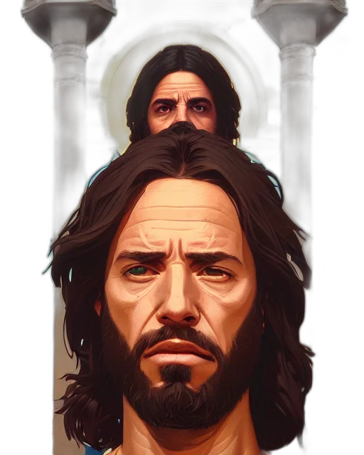 face, sword, fantasy art, concept art, photorealistic, comic book art, highly, detailed transparent PNG cut-out