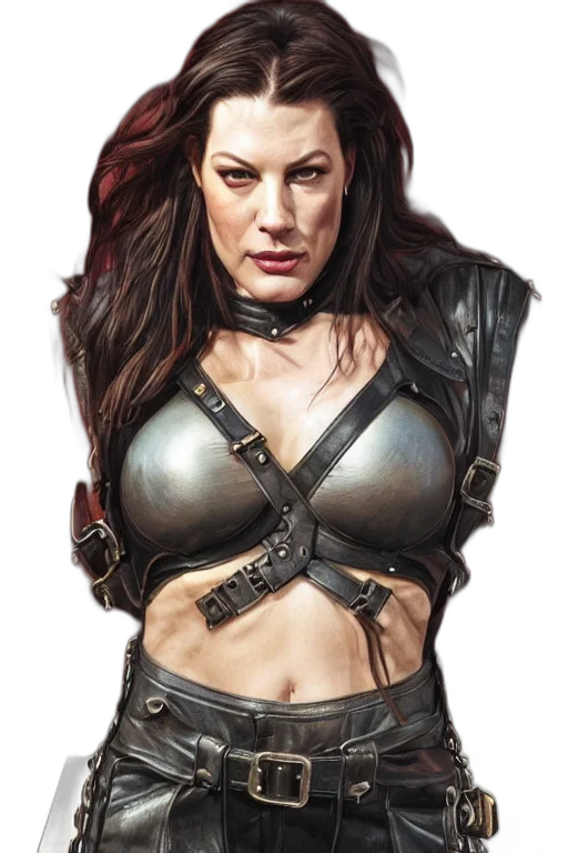 fantasy art, comic book art, concept art, photorealistic transparent PNG cut-out