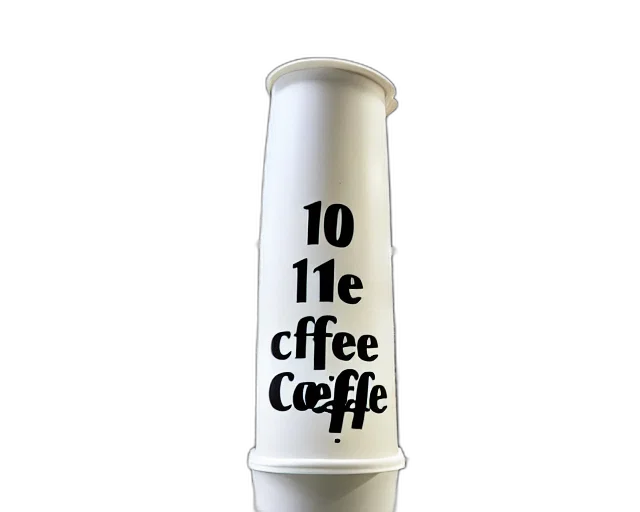 3d render, meter, tall, cup transparent PNG cut-out