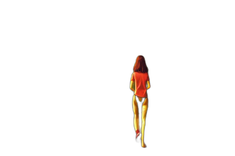 dress, hair, robot, jacket, pixel art, concept art, 3d render, comic book art transparent PNG cut-out