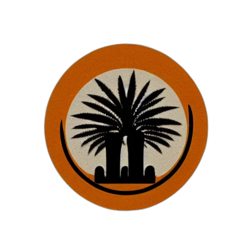 staff, crown, jacket, concept art, 3d render, earth tones, logo, nahda transparent PNG cut-out