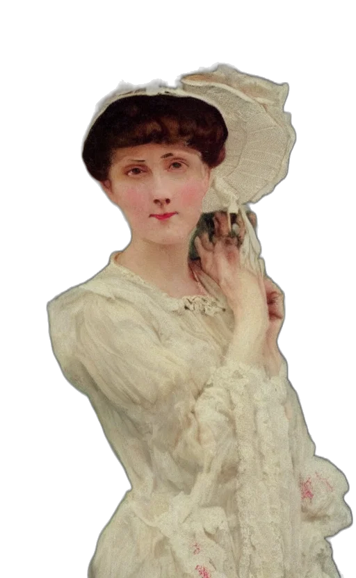 dress, face, hat, staff, photorealistic, oil painting, pixel art, concept art transparent PNG cut-out