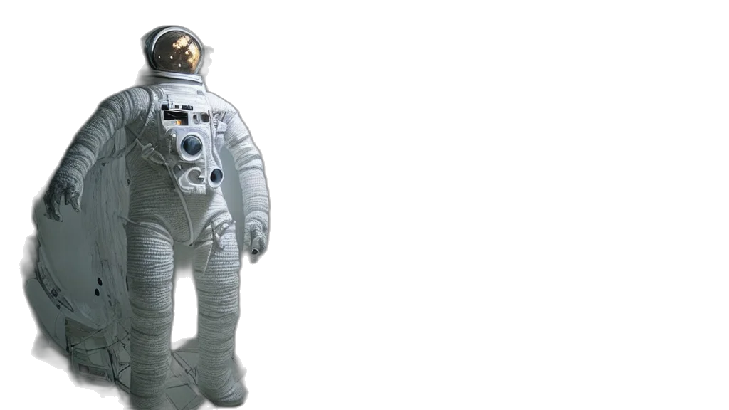 robot, jacket, 3d render, concept art transparent PNG cut-out