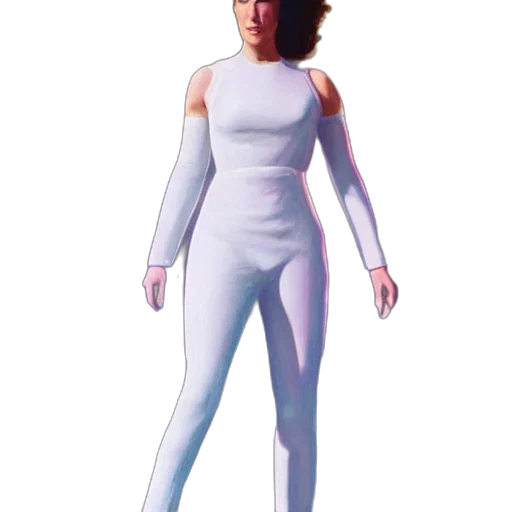 dress, robot, staff, creature transparent PNG cut-out