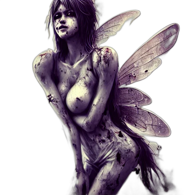 creature, fantasy art, concept art, watercolor, comic book art, dark, pastel, full transparent PNG cut-out