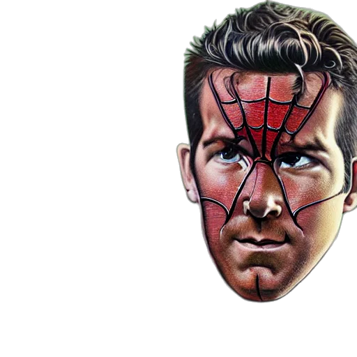 mask, face, comic book art, photorealistic transparent PNG cut-out