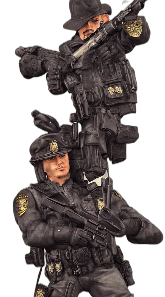 weapon, staff, robot, jacket transparent PNG cut-out