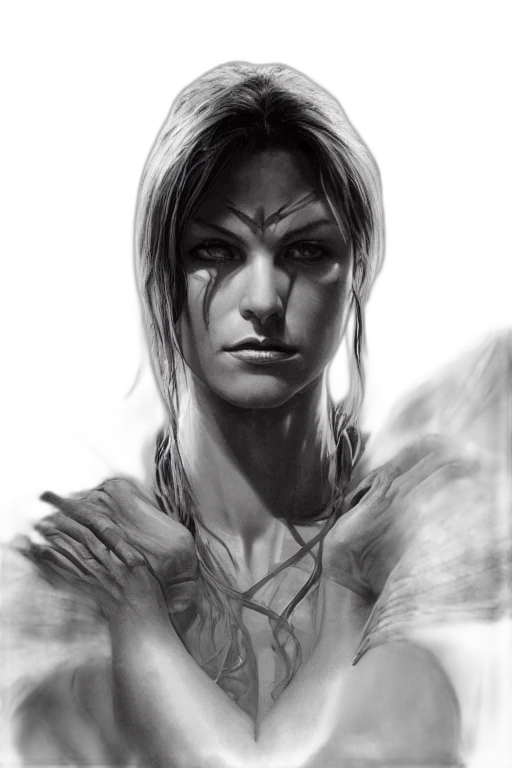 face, dragon, fantasy art, concept art, photorealistic, comic book art, monochrome, dark transparent PNG cut-out