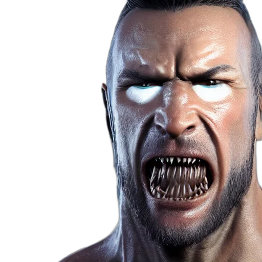 face, creature, animal, photorealistic transparent PNG cut-out
