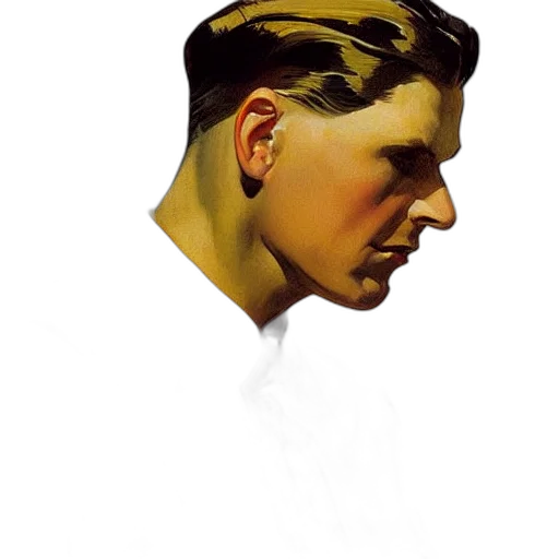 face, hat, staff, hair, photorealistic, oil painting, concept art, comic book art transparent PNG cut-out