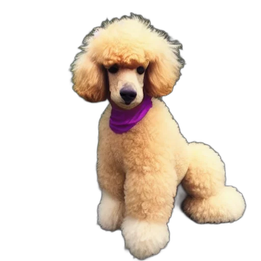 animal, staff, hair, creature, 3d render, photorealistic, scoobydoo, poodle transparent PNG cut-out