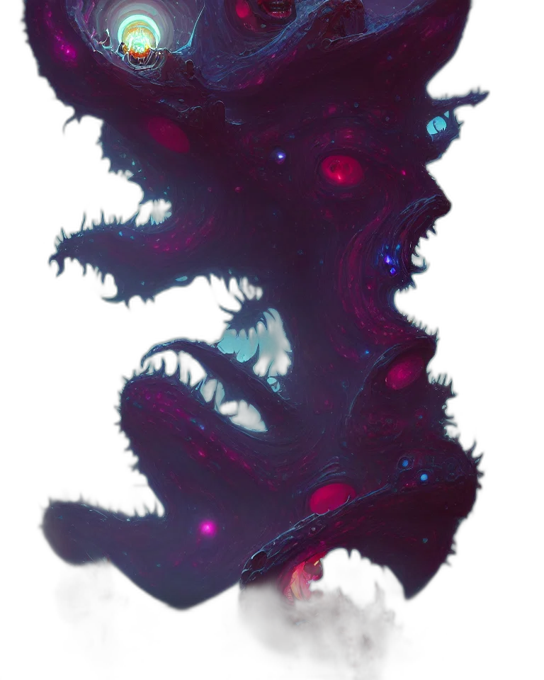 dragon, creature, mask, crown transparent PNG cut-out
