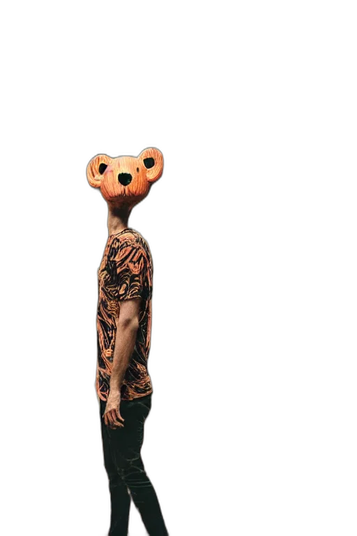 creature, mask, animal, staff transparent PNG cut-out