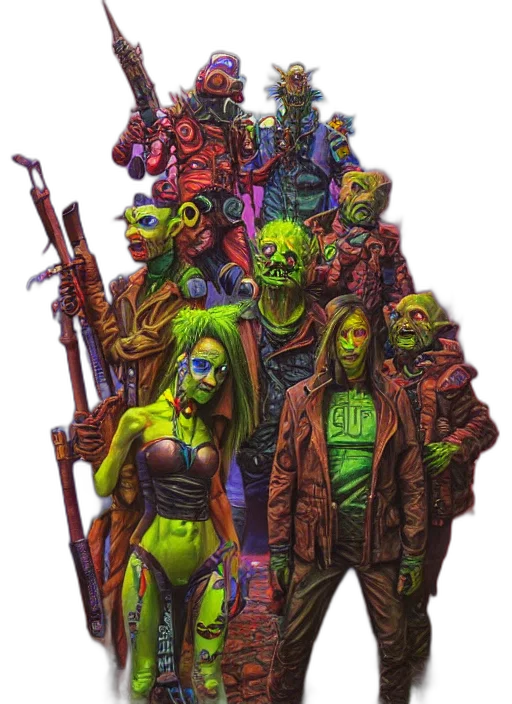 jacket, staff, mask, concept art transparent PNG cut-out