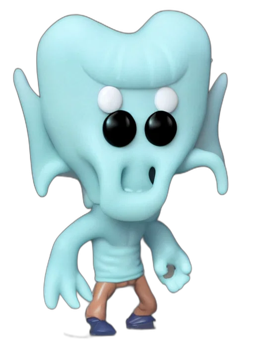 creature, staff, robot, 3d render, concept art, cartoon, fantasy art, funko transparent PNG cut-out