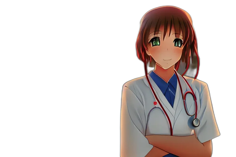 staff, weapon, anime, 3d render transparent PNG cut-out