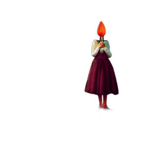 staff, crown, hat, dress transparent PNG cut-out
