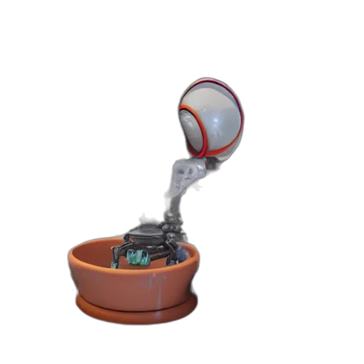 robot, staff, jewelry, mask transparent PNG cut-out